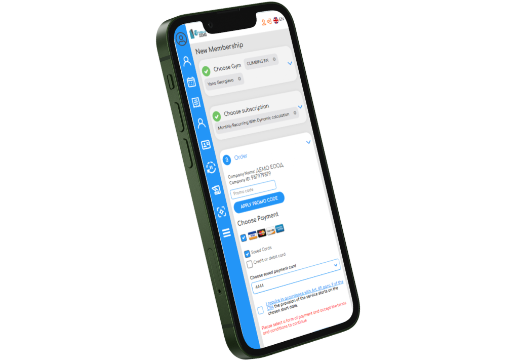 Un portale clienti in GymRealm Manager